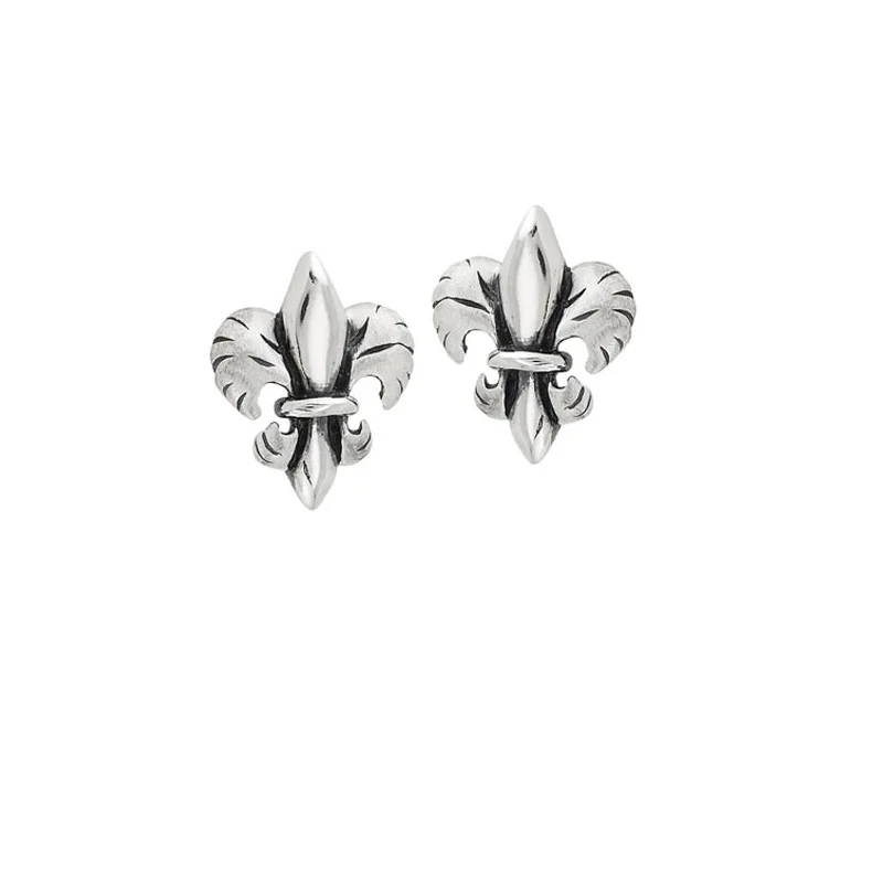 crystal drop earrings for women-Tiger Lily Post Earrings