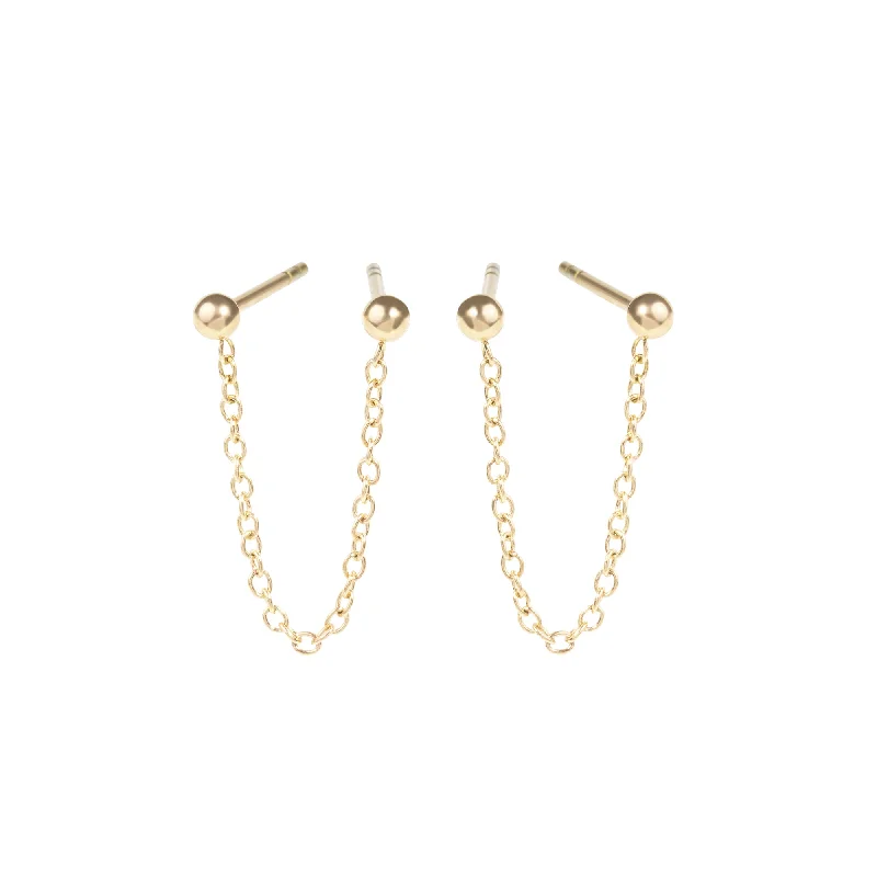 zirconia earrings for women-Zoe Stud Earrings