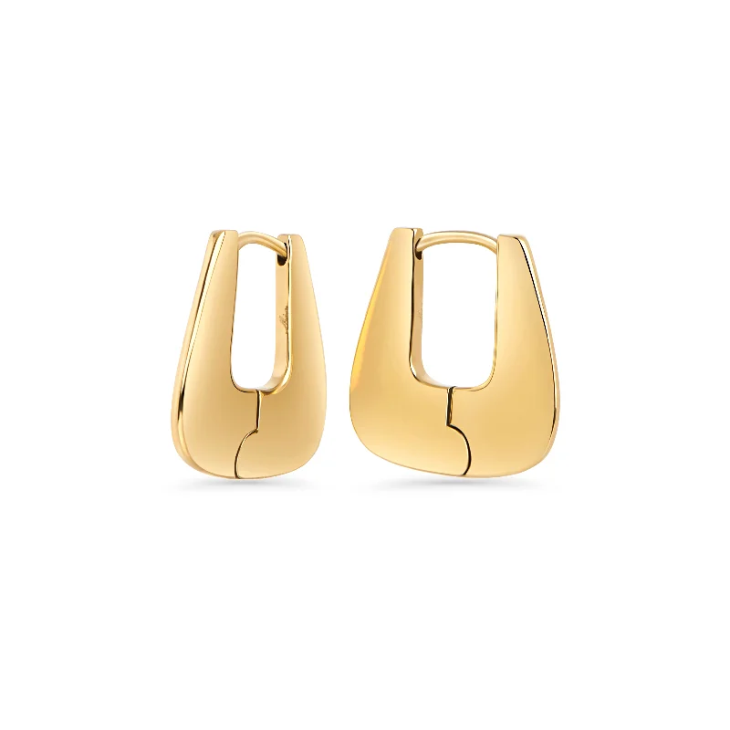 bridal earrings for women-Katia Huggie Earrings