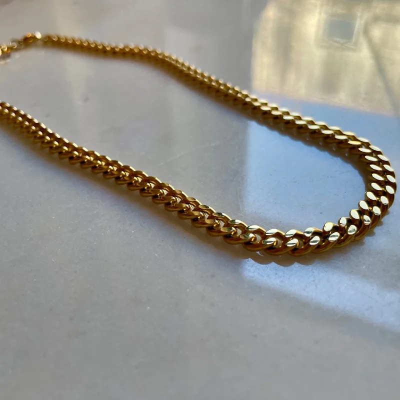 friendship necklaces for women-8mm Cuban Curb Chain