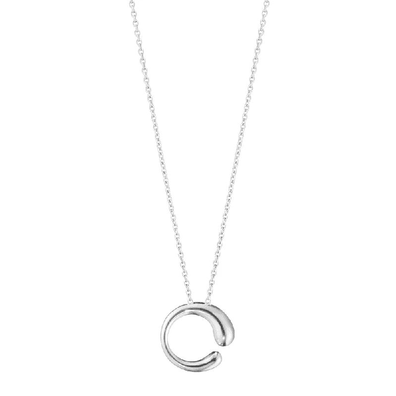 infinity symbol necklaces for women-Mercy Sterling Silver Small Side Pendant