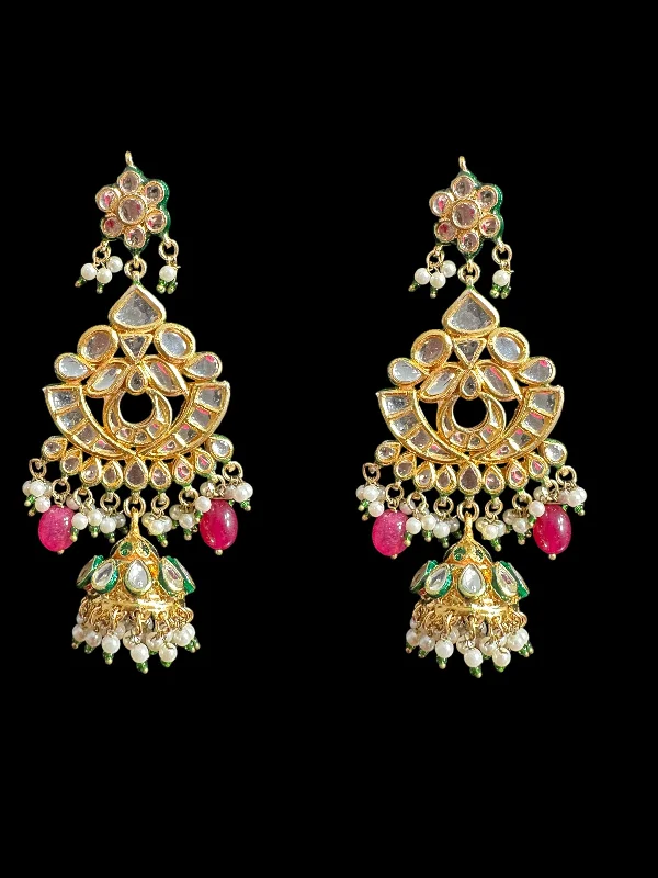 fashion earrings for women-Kundan jhumka earrings  ( READY TO SHIP )