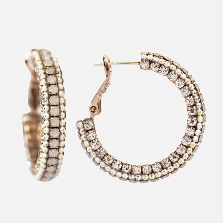 boho earrings for women-Astaire Hoop Earrings