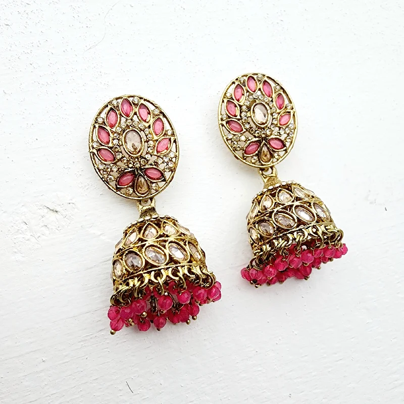 oval earrings for women-Trisha Earrings