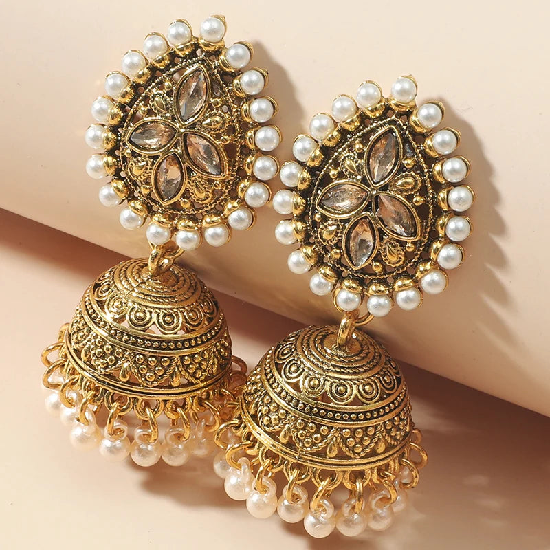 geometric earrings for women-Cassie Jhumka Earrings