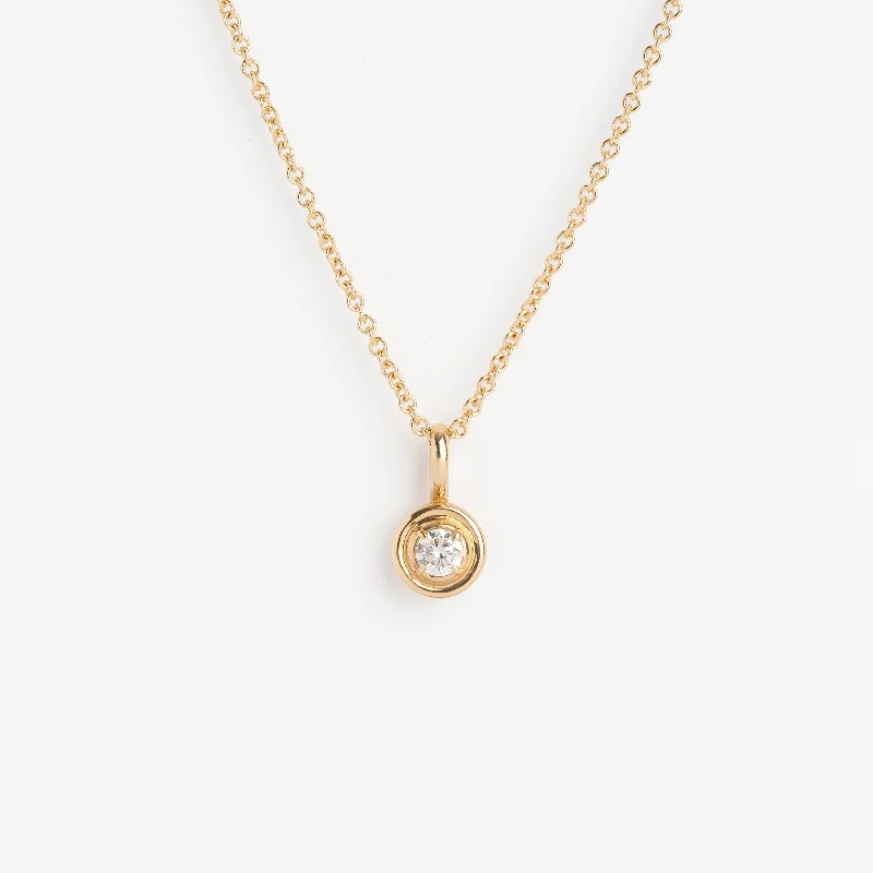 birthstone necklaces for women-The Quarter Carat Diamond Pendant