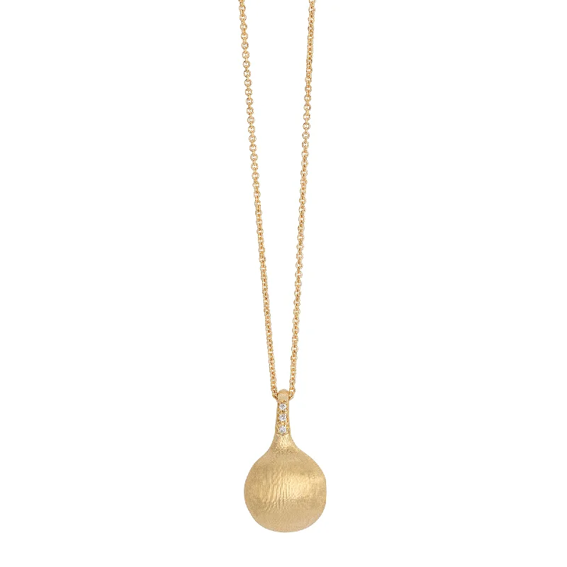 layered gold necklaces for women-Africa 18ct Yellow Gold Pendant