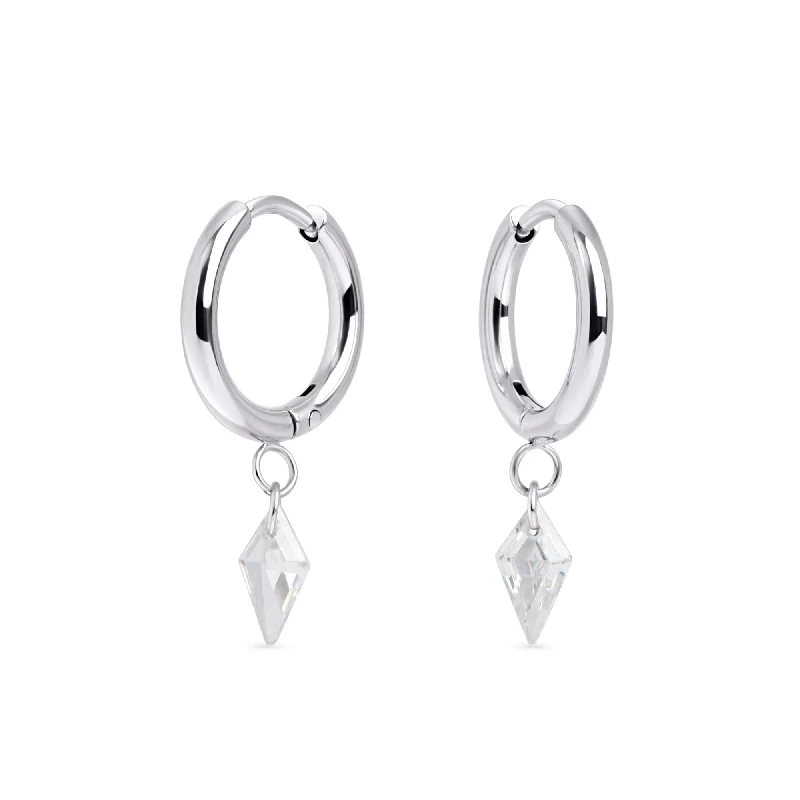 crystal stud earrings for women-Astrid Huggie Earrings