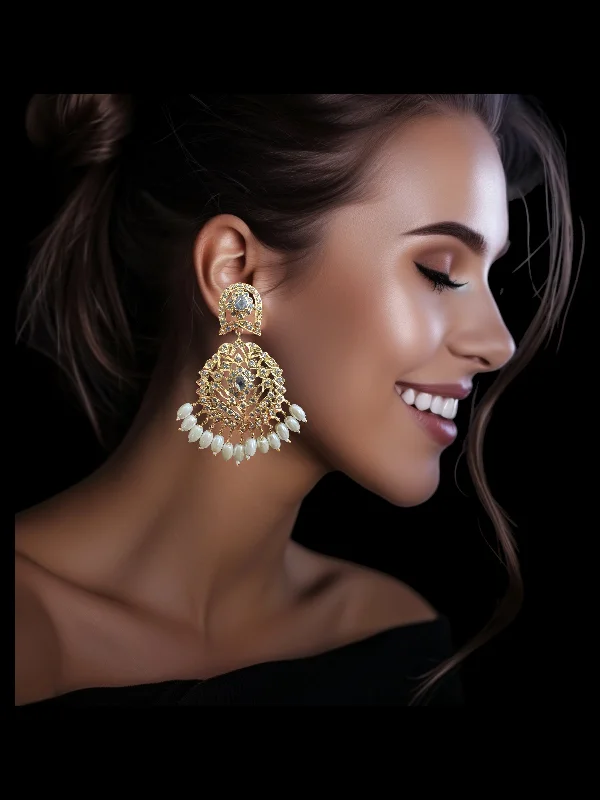 colorful earrings for women-DER611 Jiera earrings in pearls  (  READY TO SHIP )