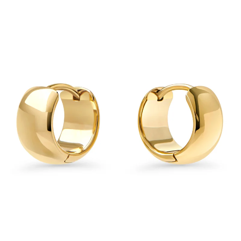 round earrings for women-Rafaelle Huggie Earrings