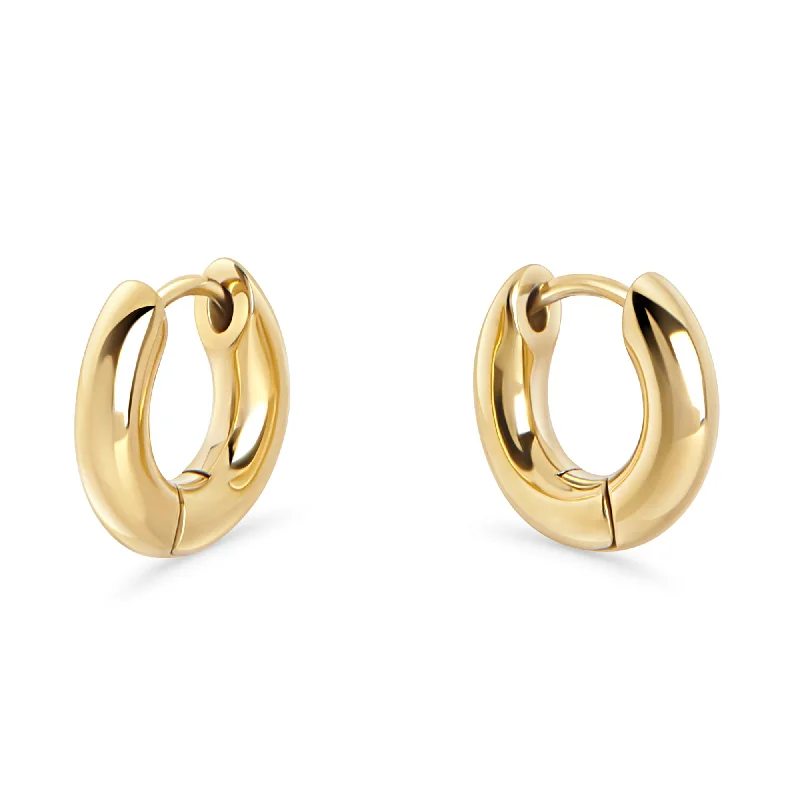 statement earrings for women-Chroma Small Huggie Earrings