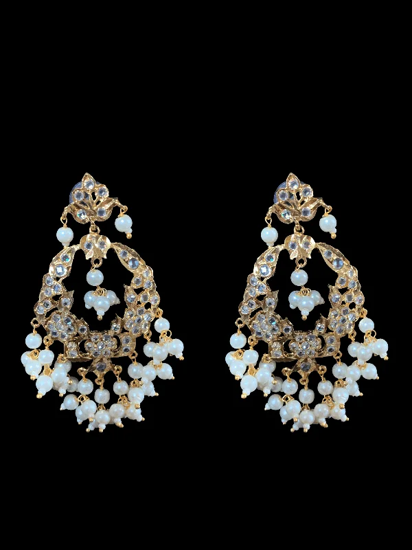 pearl stud earrings for women-Madhuri earrings (pearls  ) DER13 (READY TO SHIP )