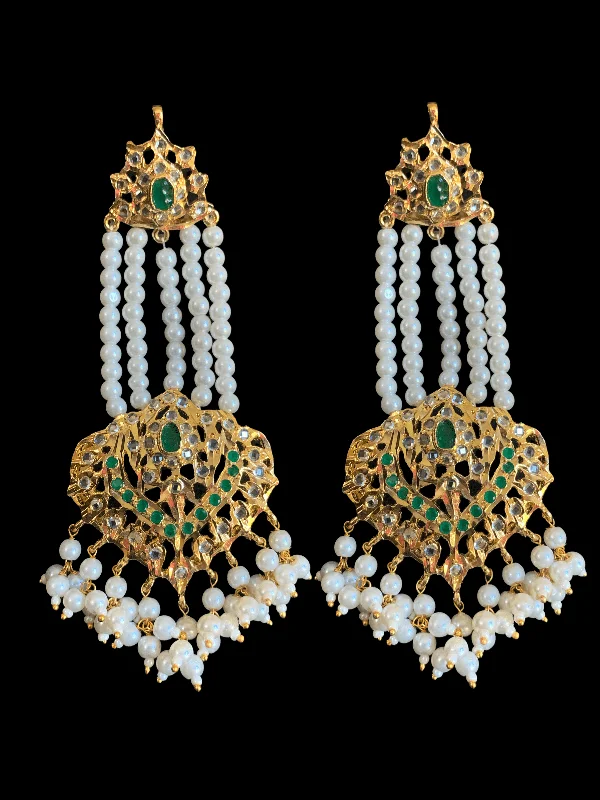 long earrings for women-DER96 Aymara jhoomar earrings ( SHIPS IN 4 WEEKS )