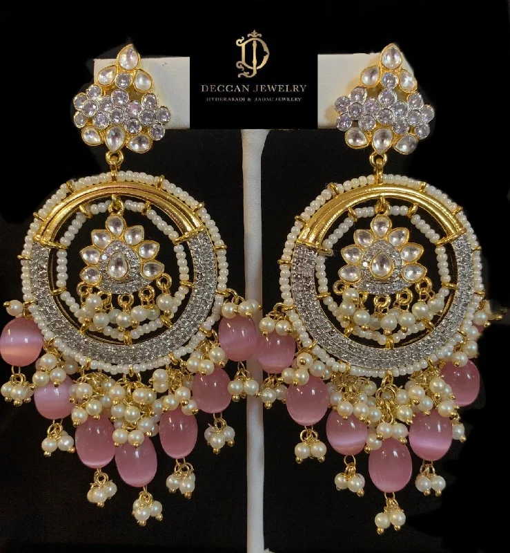 birthstone earrings for women-DER342 Amrah Cz earrings (READY TO SHIP )