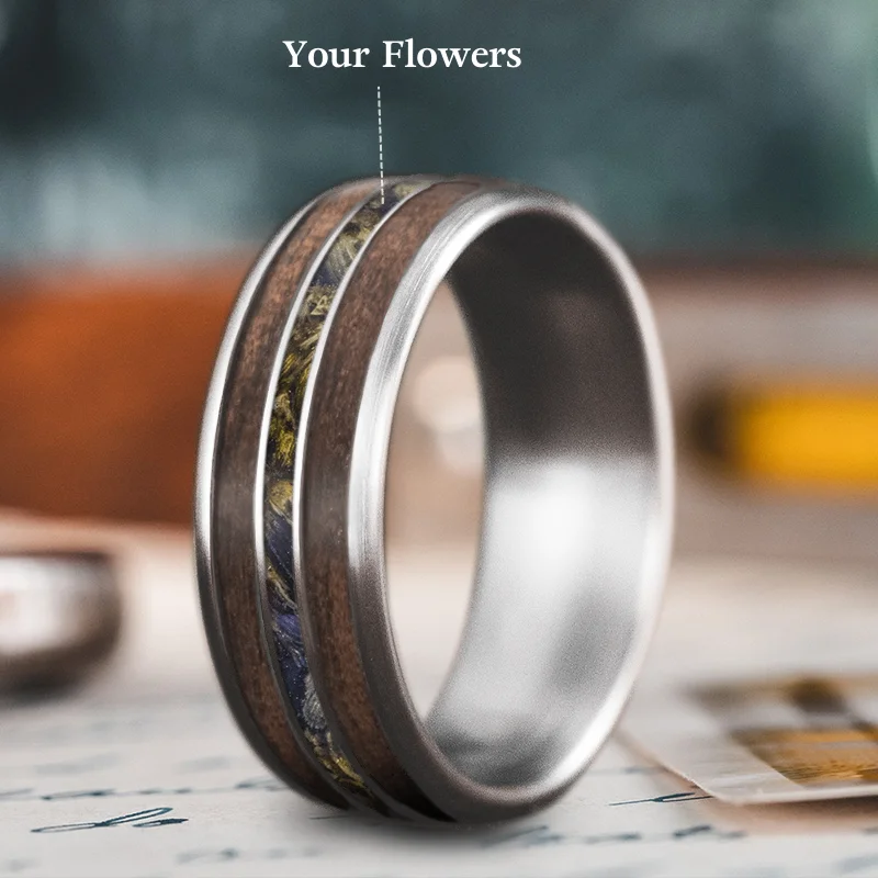 classic rings for women-Custom Design - 3-Inlay Narrow Center BoqarwYTY0fnne-1Mn2d0BS6