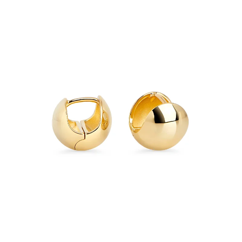 statement piece earrings for women-Roxy Huggie Earrings