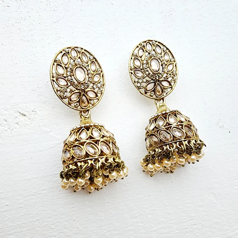 clip-on earrings for women-Komal Earrings