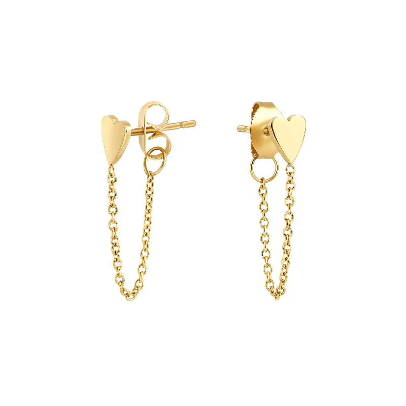 silver and gold earrings for women-Mili Stud Earrings