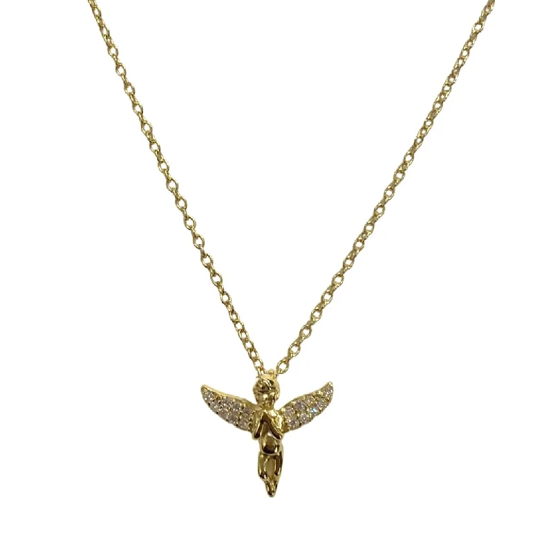 bridal necklaces for women-Flying Angel Necklace