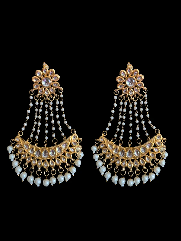 vintage-style earrings for women-Kundan jhoomar earrings  ( READY TO SHIP )