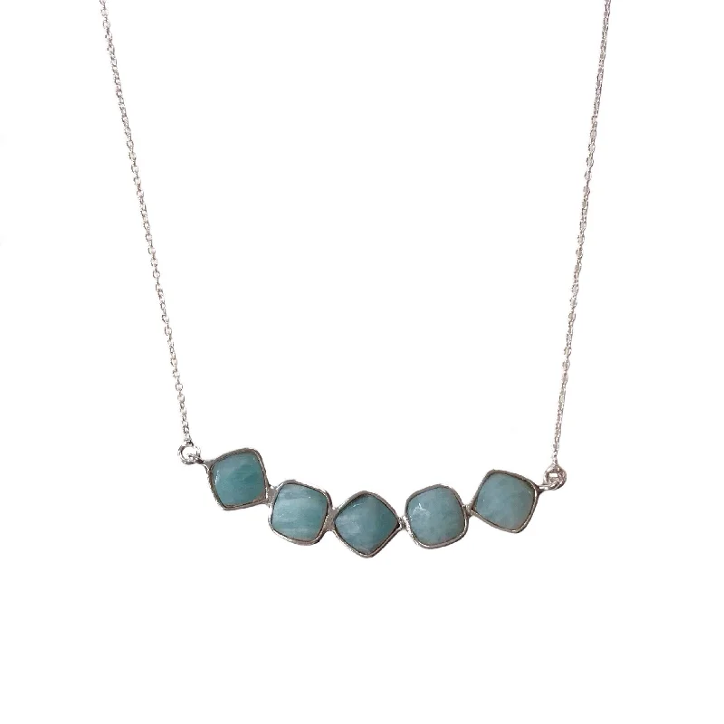 personalized necklaces for women-Felice Aquamarine Necklace