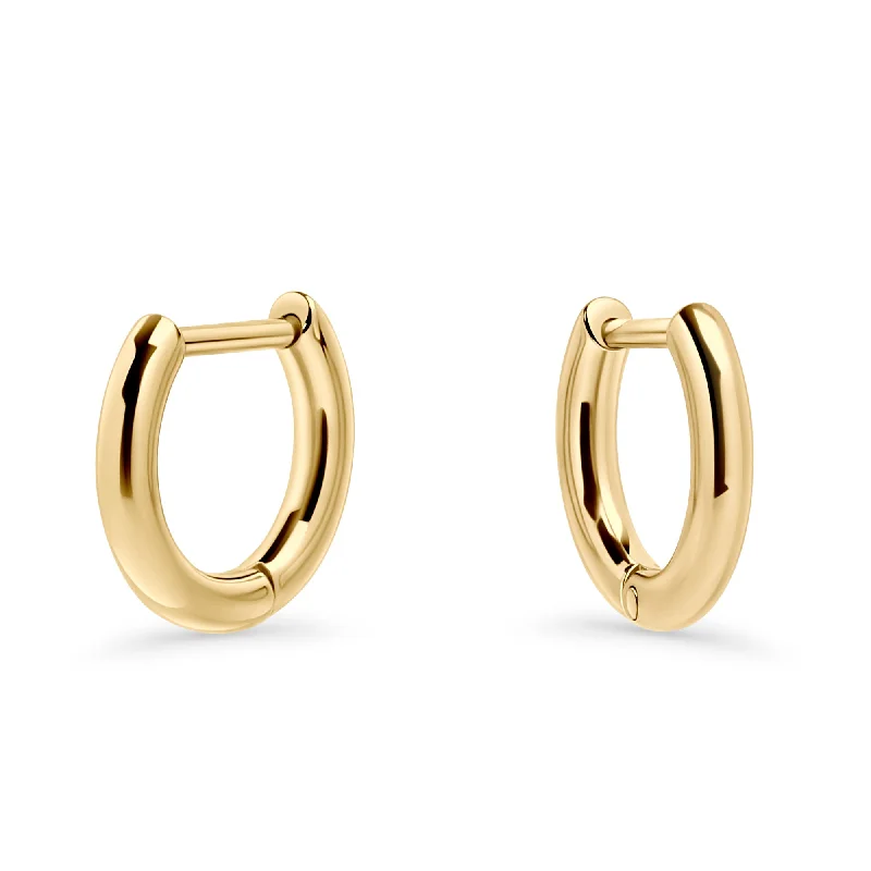 modern earrings for women-Felipe Small Huggie Earrings