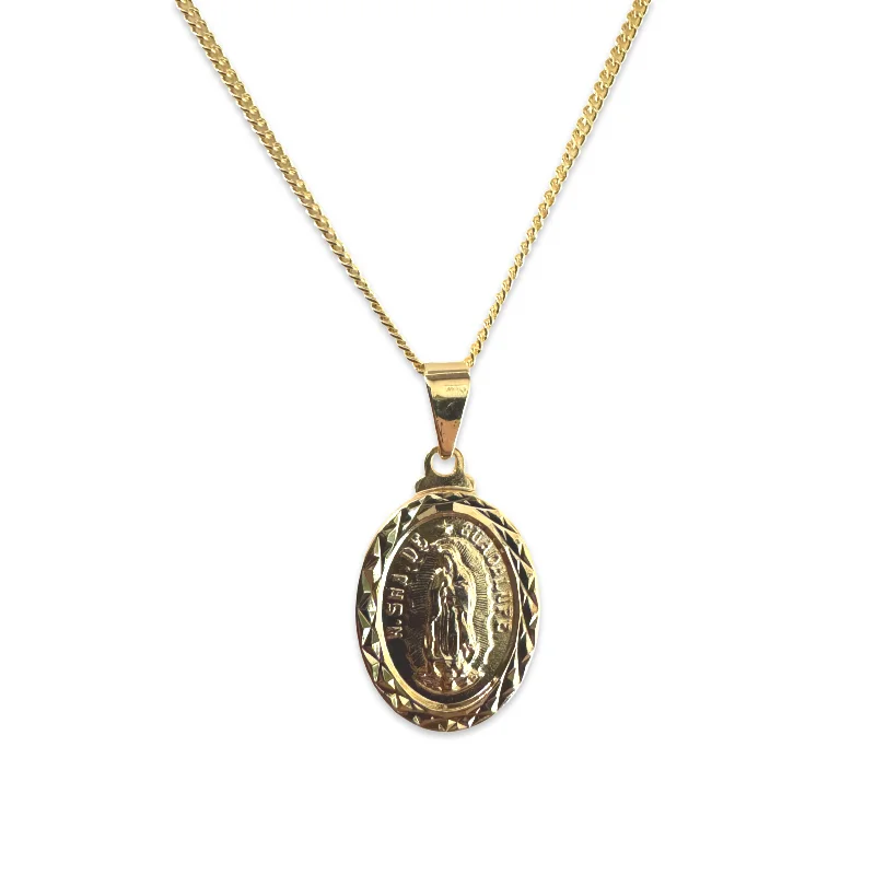 retro necklaces for women-Gold Filled Guadalupe Necklace