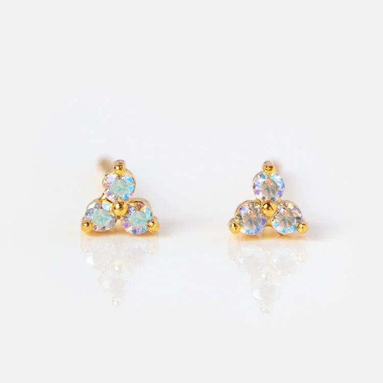 star earrings for women-Luminous Baby Blossom Stud Earrings