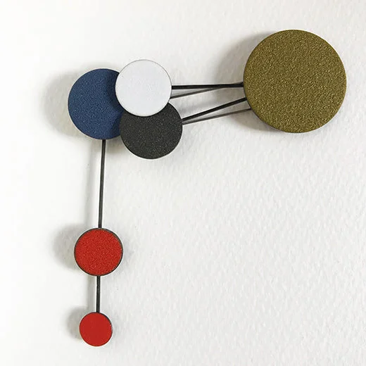 Christmas brooches for women-Dot Brooch